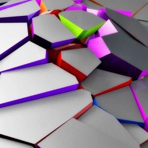Barevný Geometrický Abstraktní Design