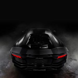 Elegantní Černé Lamborghini