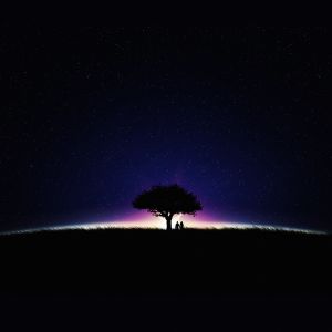 Silueta pod Hvězdnou Oblohou