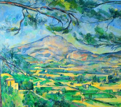 Cézanne Krajinná Malba - wallpaper preview
