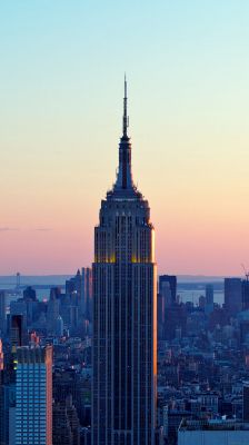 Empire State Building při západu slunce