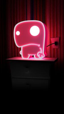 Roztomilá neonová lampa
