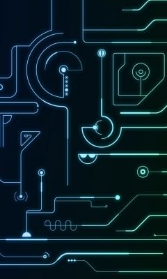 Futuristický obvodový design