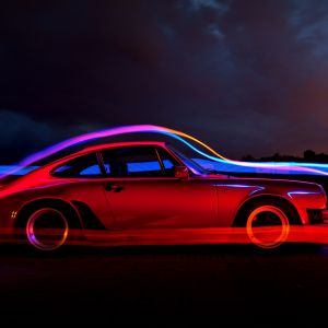 Porsche 911 Neonová Světla
