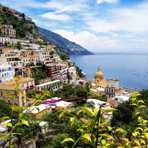 Krásný výhled na Amalfi