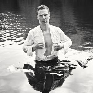 Benedict Cumberbatch ve vodě
