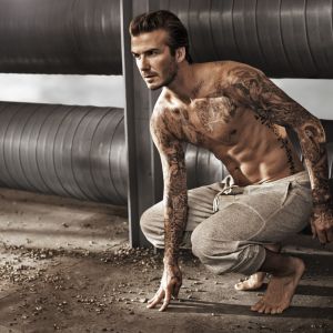 David Beckham Atletická Póza