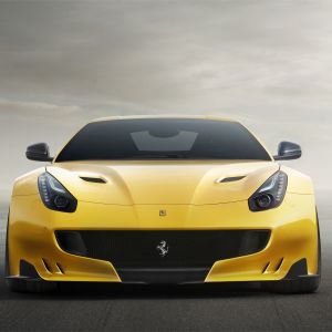 Žluté Ferrari Sportovní Auto