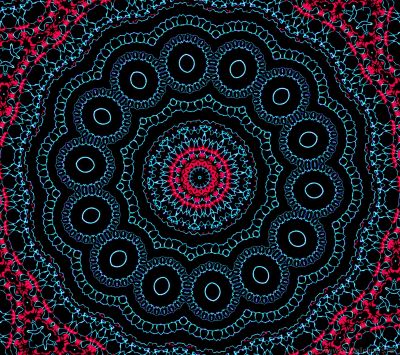 Barevný Mandala Vzor