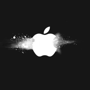 Minimalistický design loga Apple